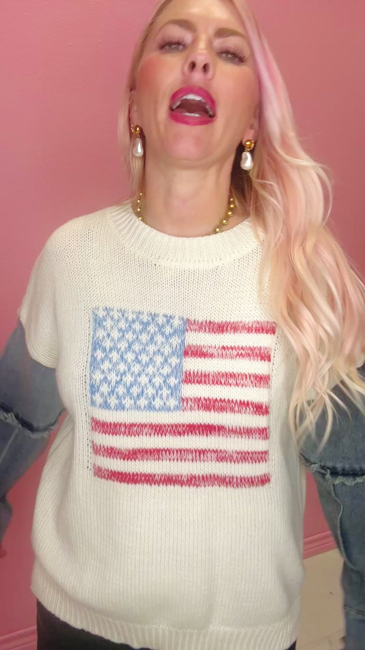 The American Patchwork Sweater