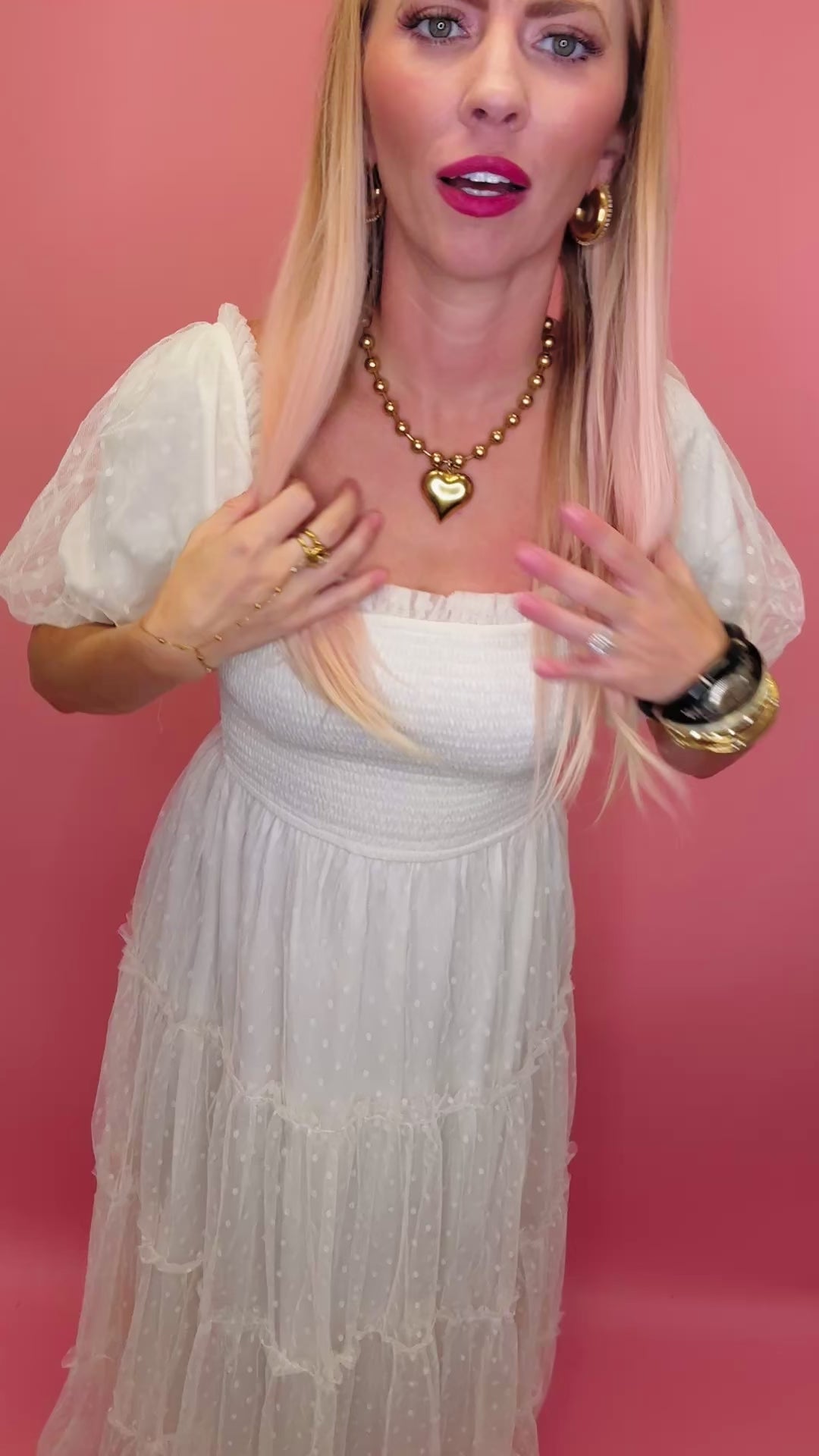 When In Rome Tulle Midi Dress