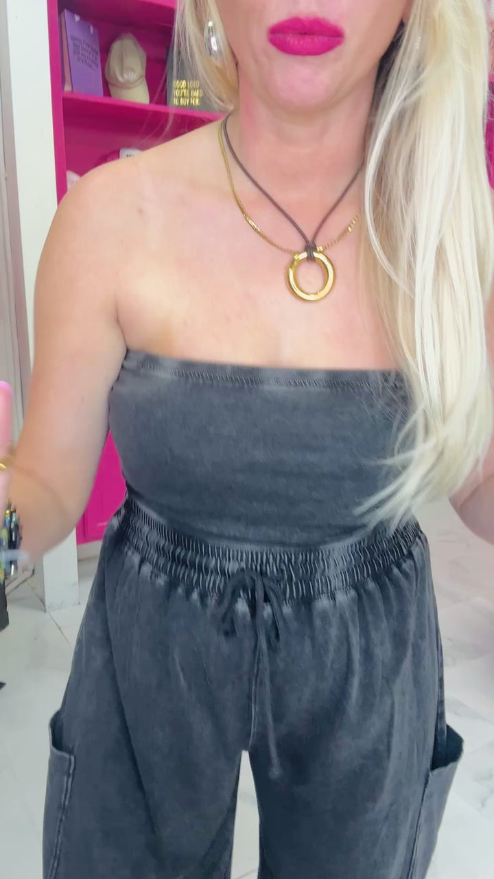The Kristyn Tube Top Jumpsuit