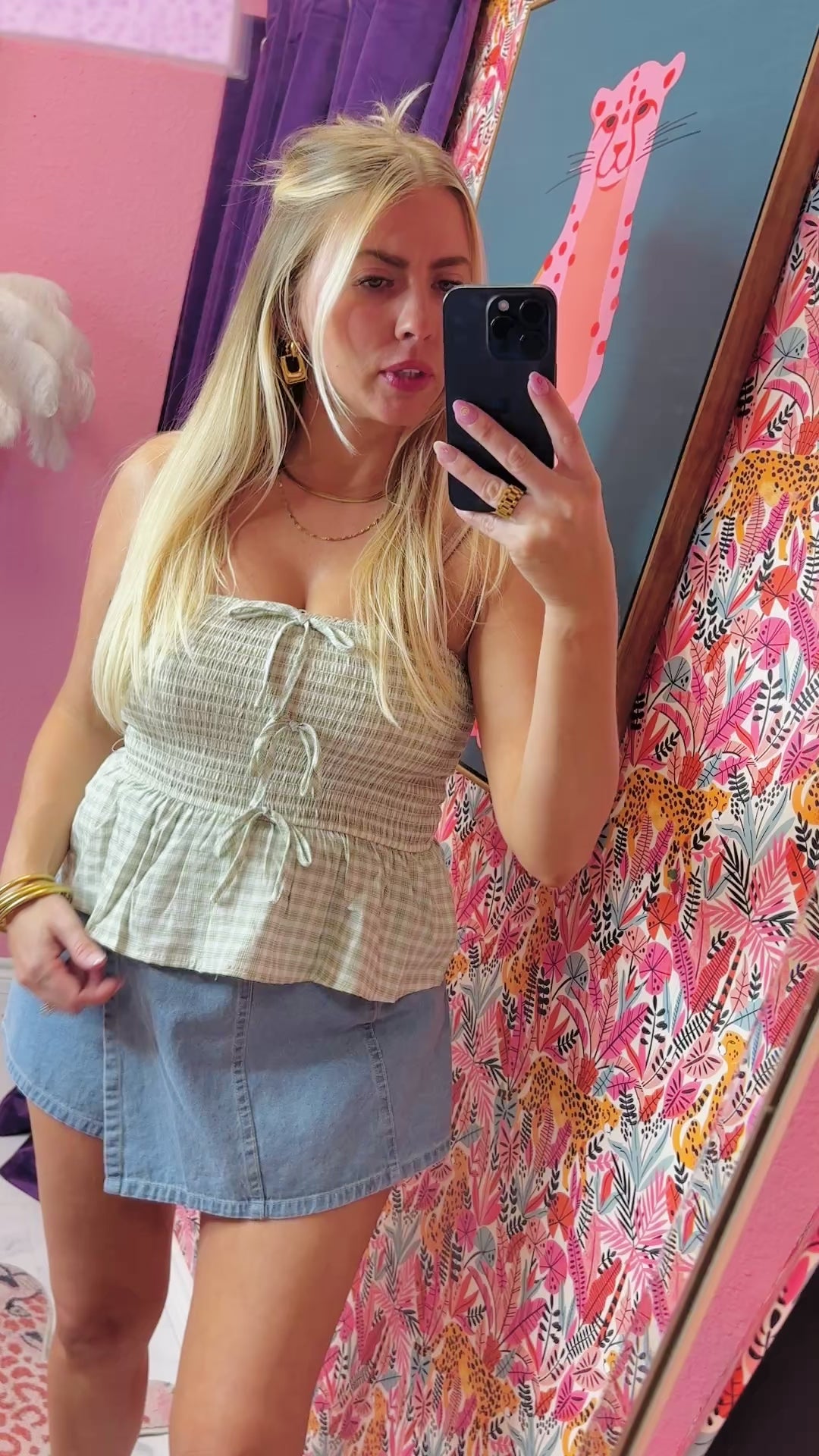 Ella Peplum Top