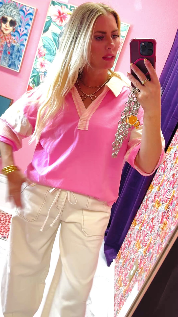 The Jojo Collared Top
