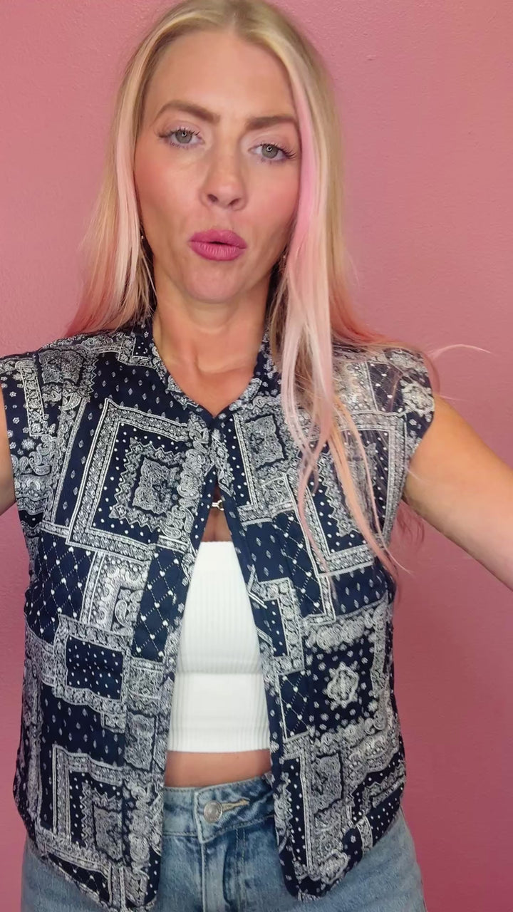 The Bandana Breeze Vest