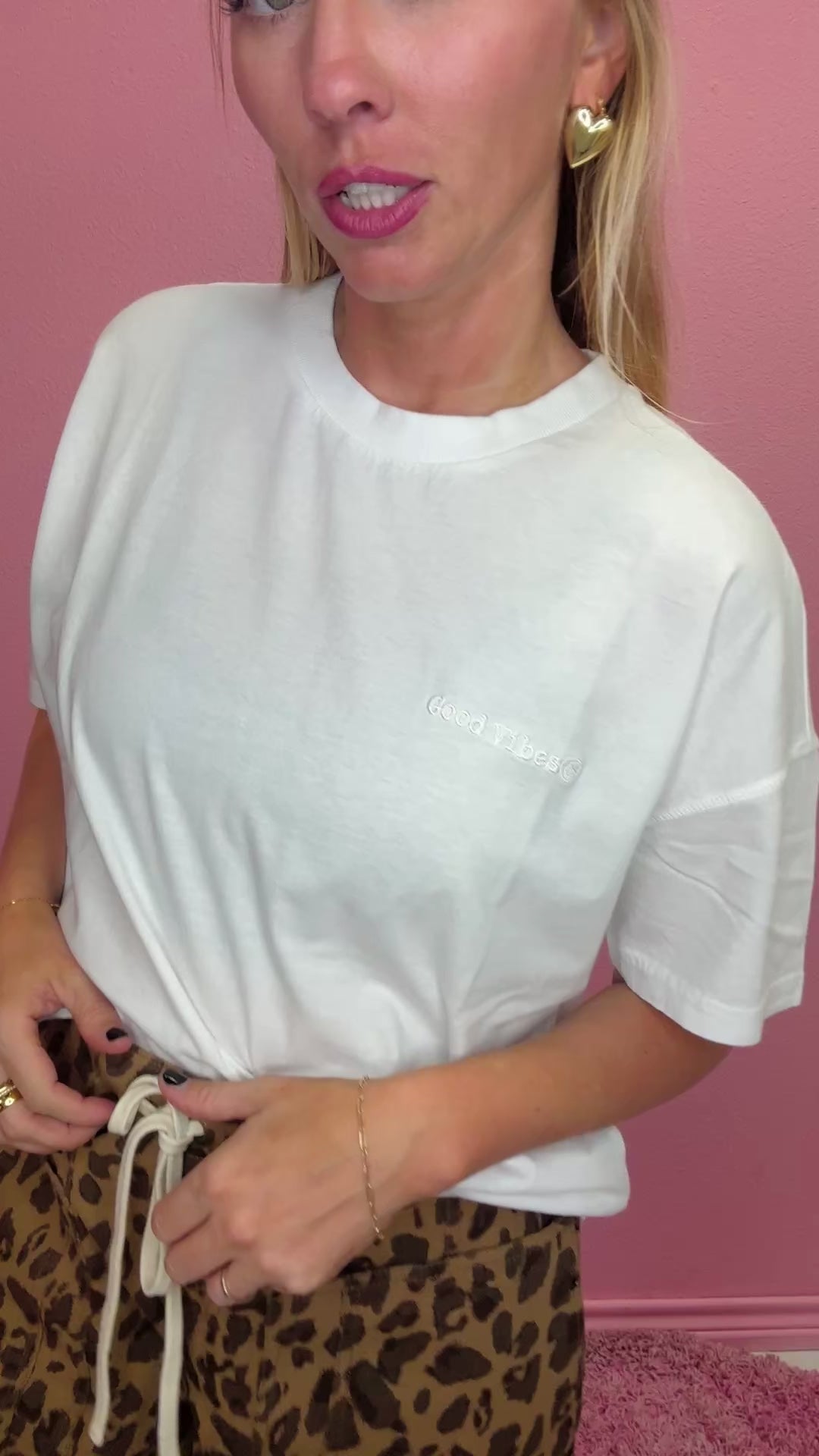 The Harper Good Vibes Tee