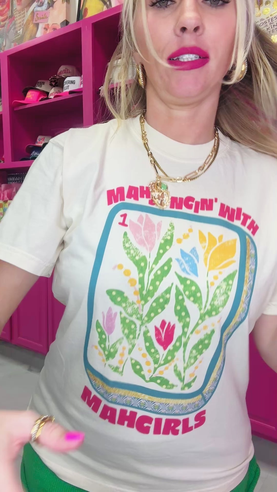 Mahjohgin with Mahgirls Graphic Tee