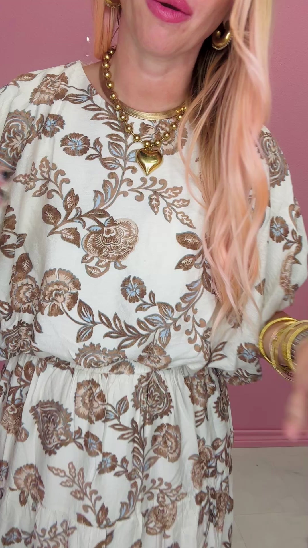 The Angela Floral Skirt