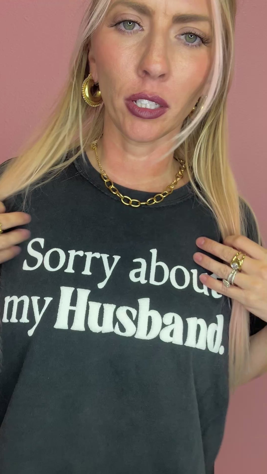 Sorry About My Husband Tee
