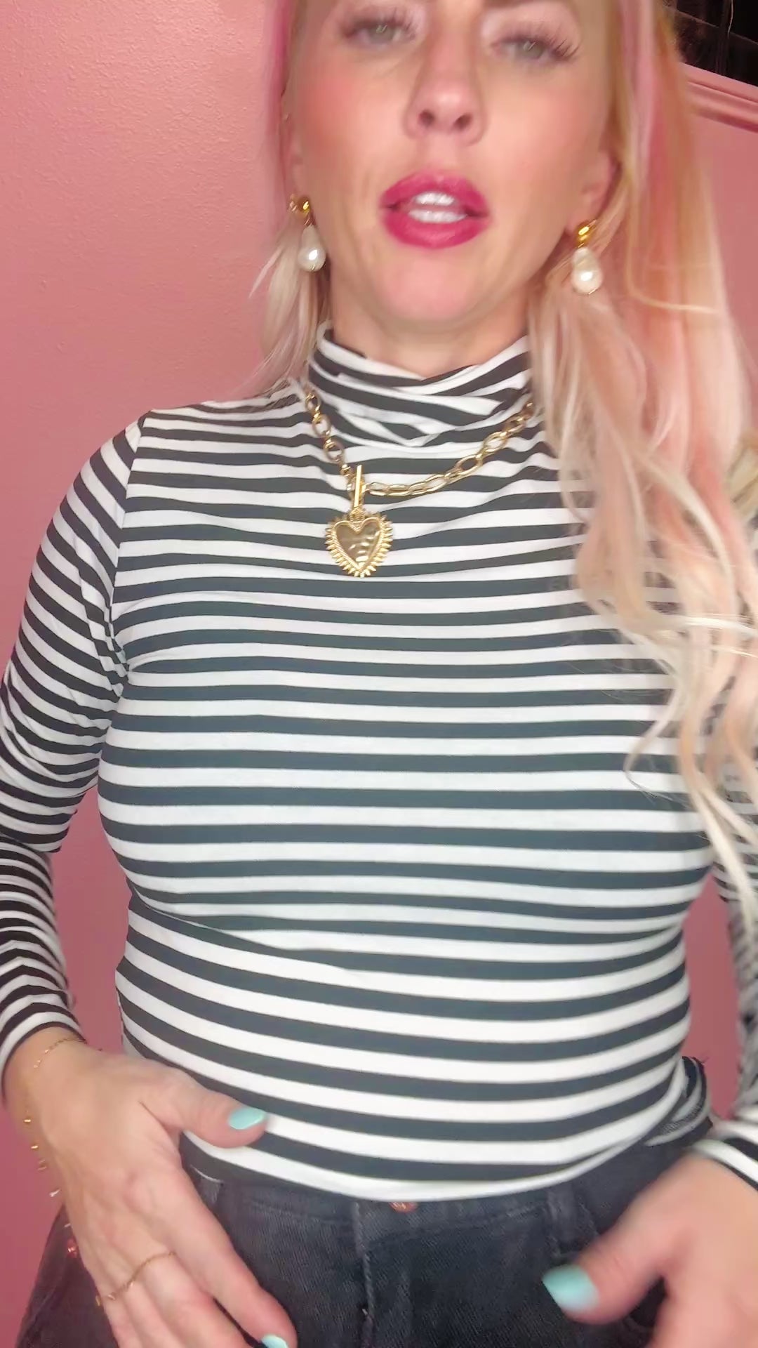 The Timeless Stripe Turtleneck