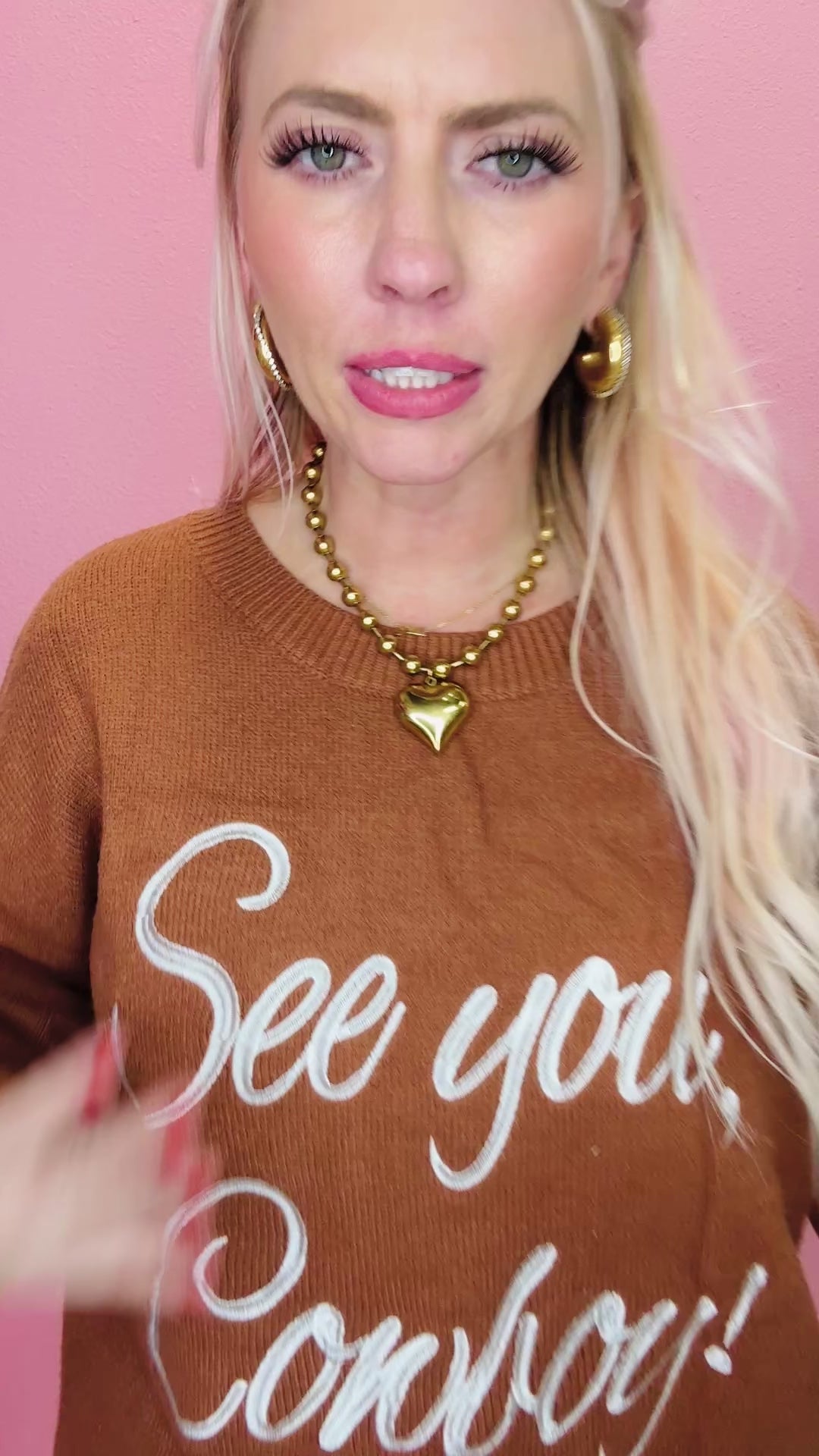 See You Cowboy Sweater