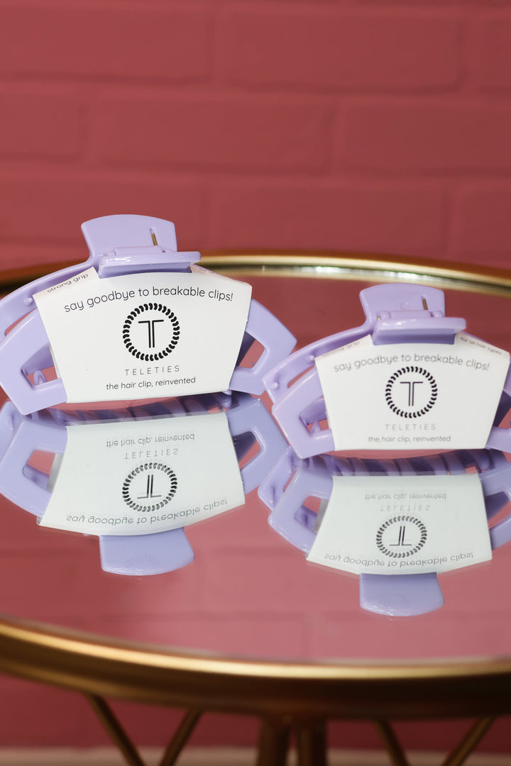 Open Lilac Hair Clip