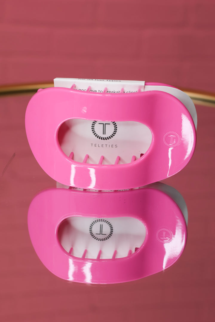 Paradise Pink Flat Round Hair Clip