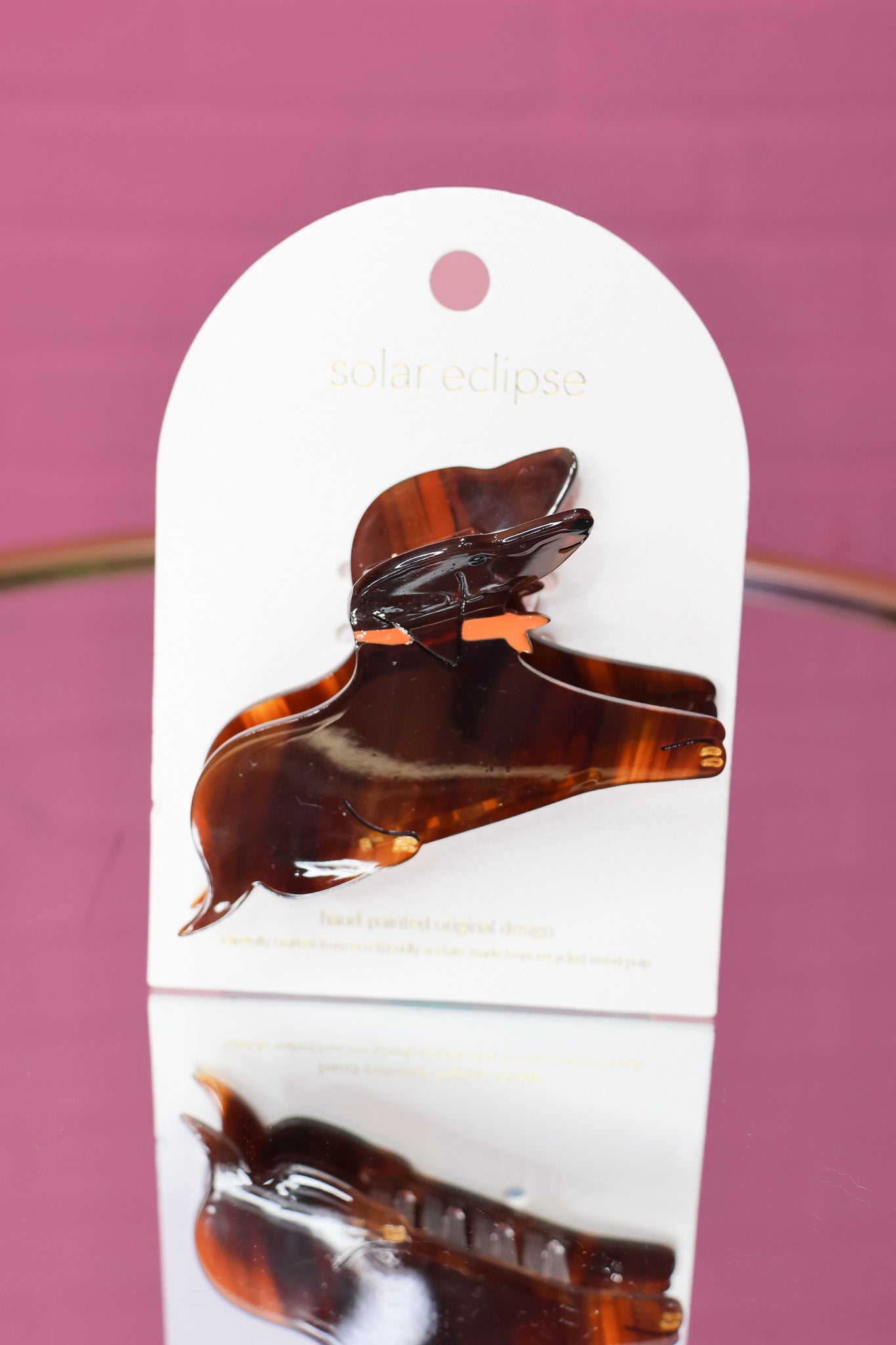 Hand-Painted Dachshund Claw Clip