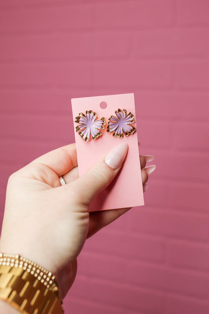 The Cora Floral Stud