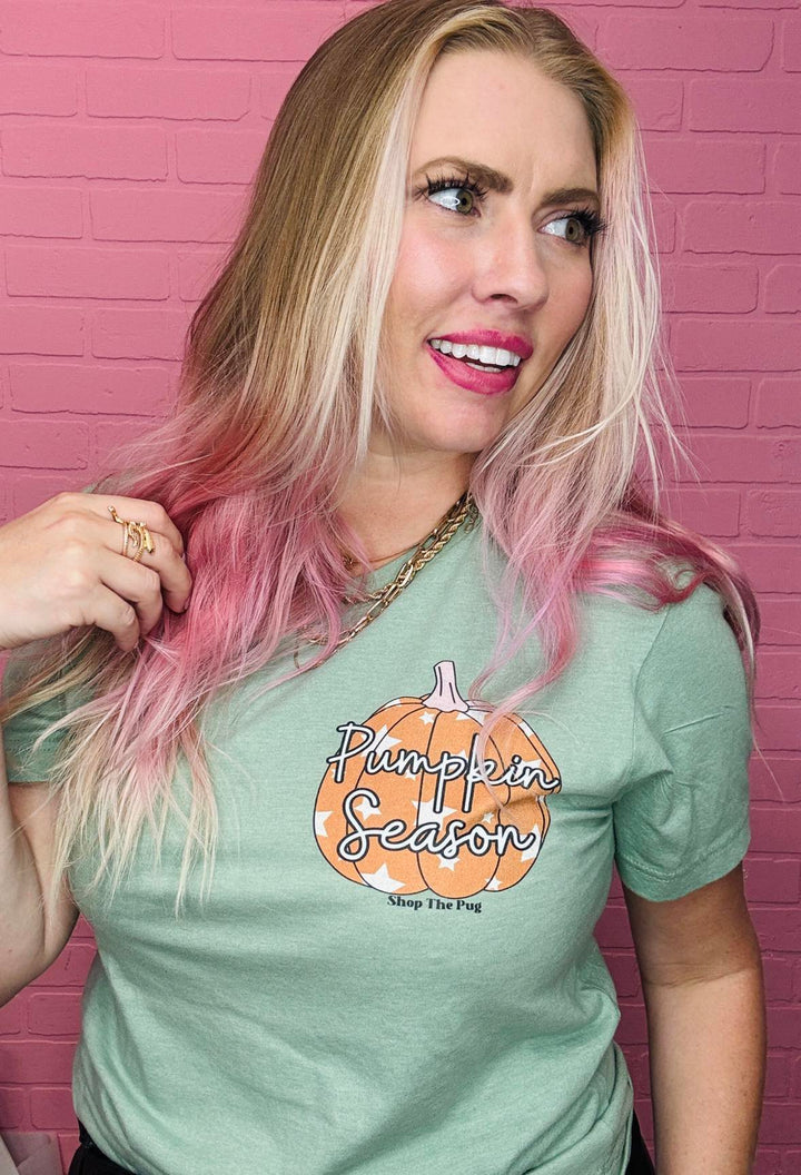 Pumpkin Season Sage Tee