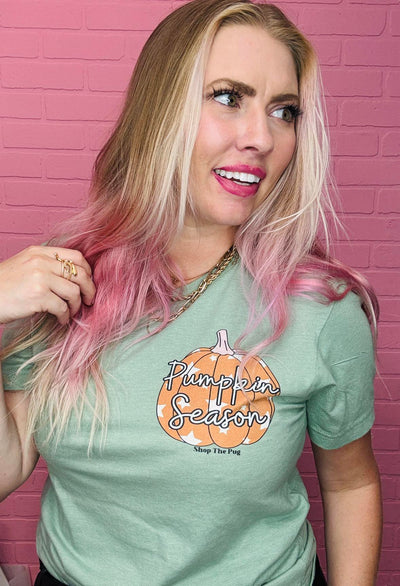 Pumpkin Season Sage Tee