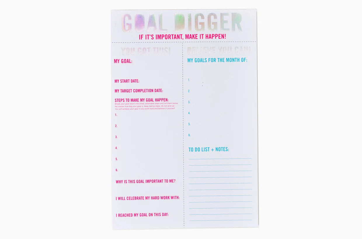 Goal Digger Notepad