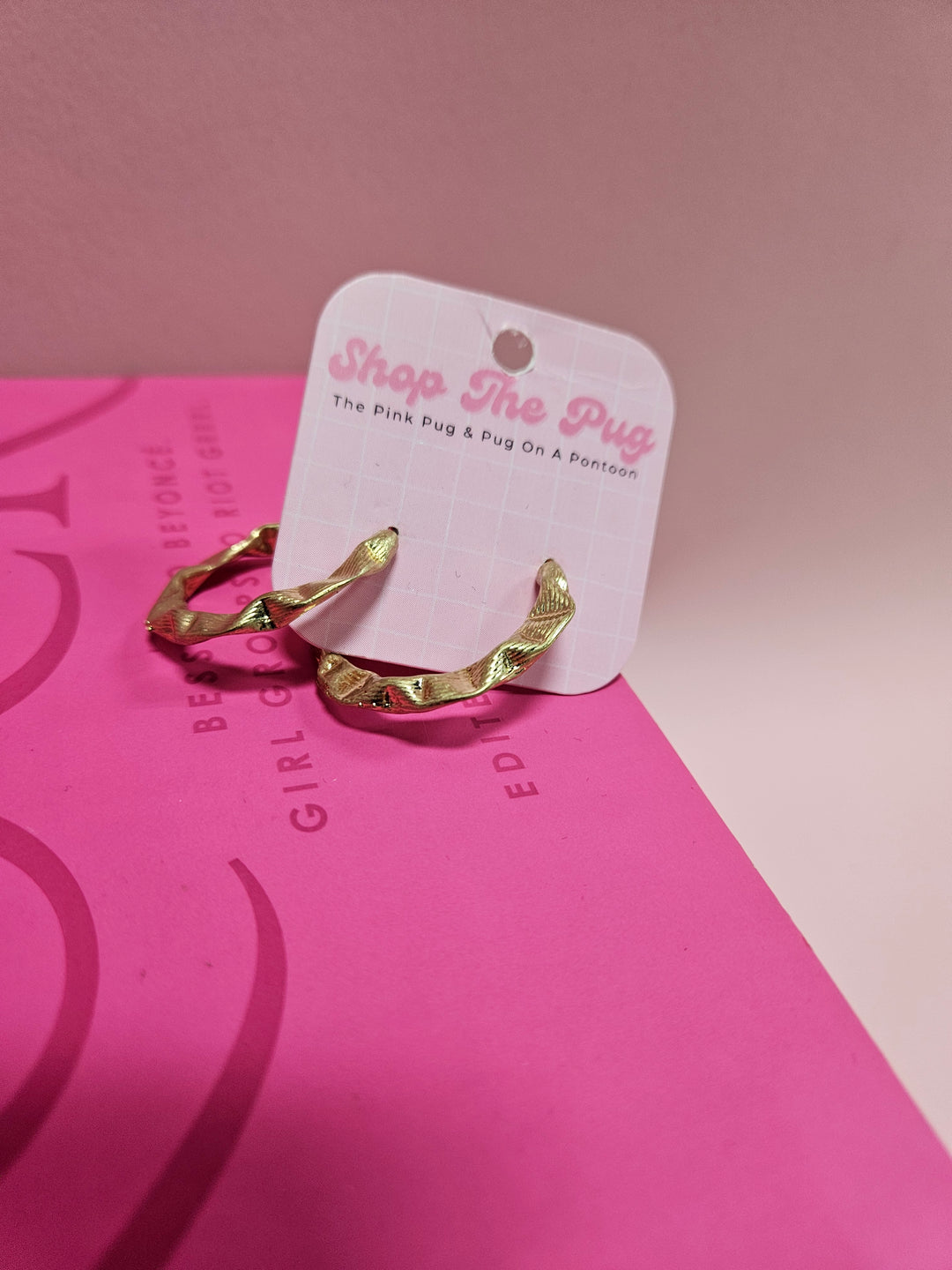 Easy Does It Gold Hoops