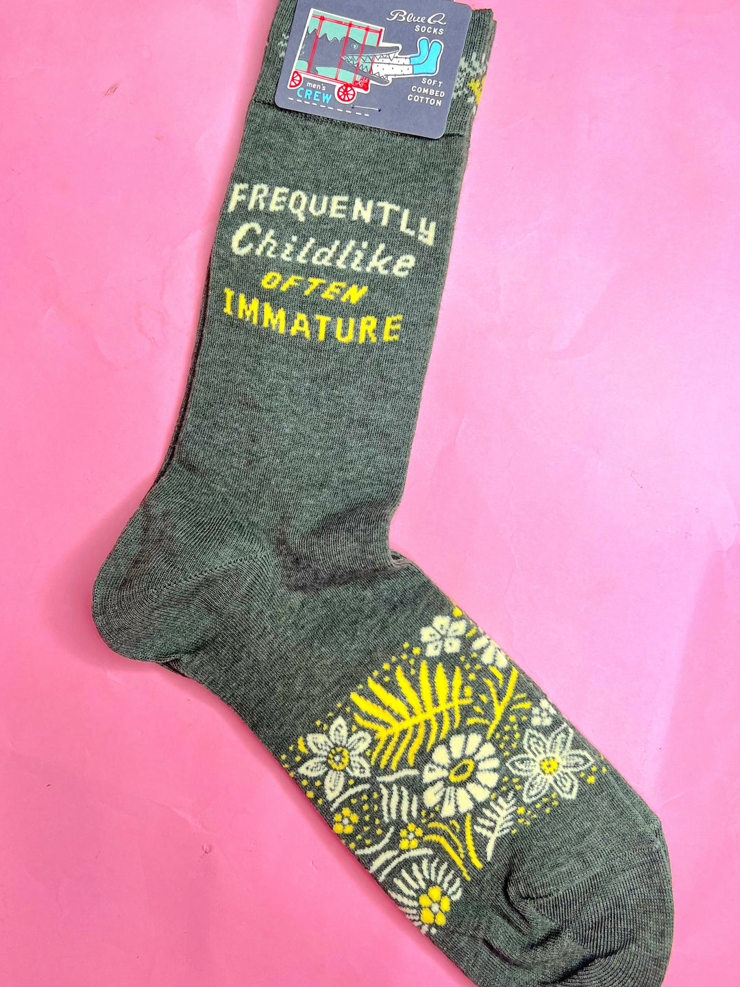 Frequently Childlike Often Immature Men's Socks