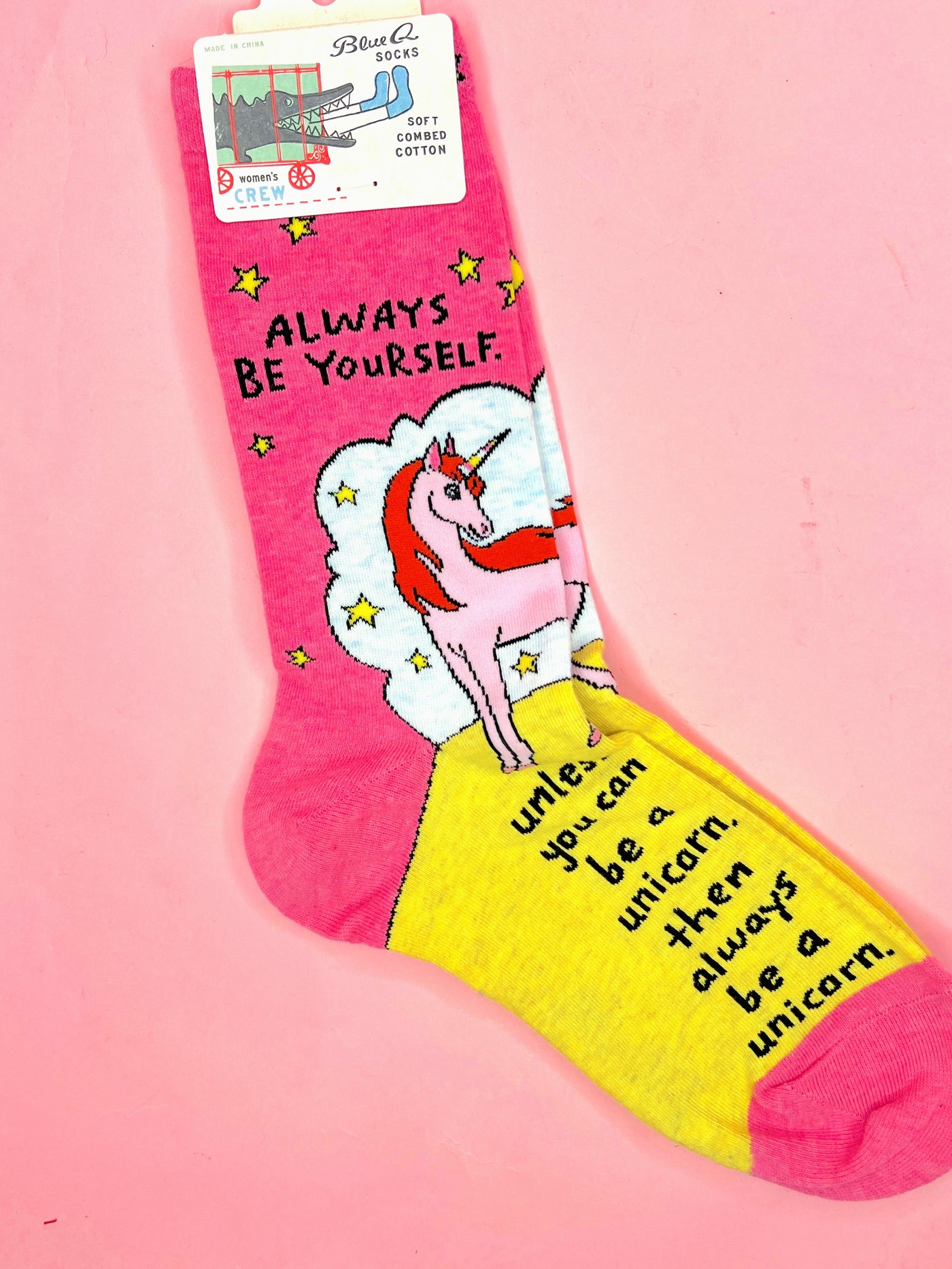 Always Be Yourself Unless You Can Be A Unicorn W-Crew Socks