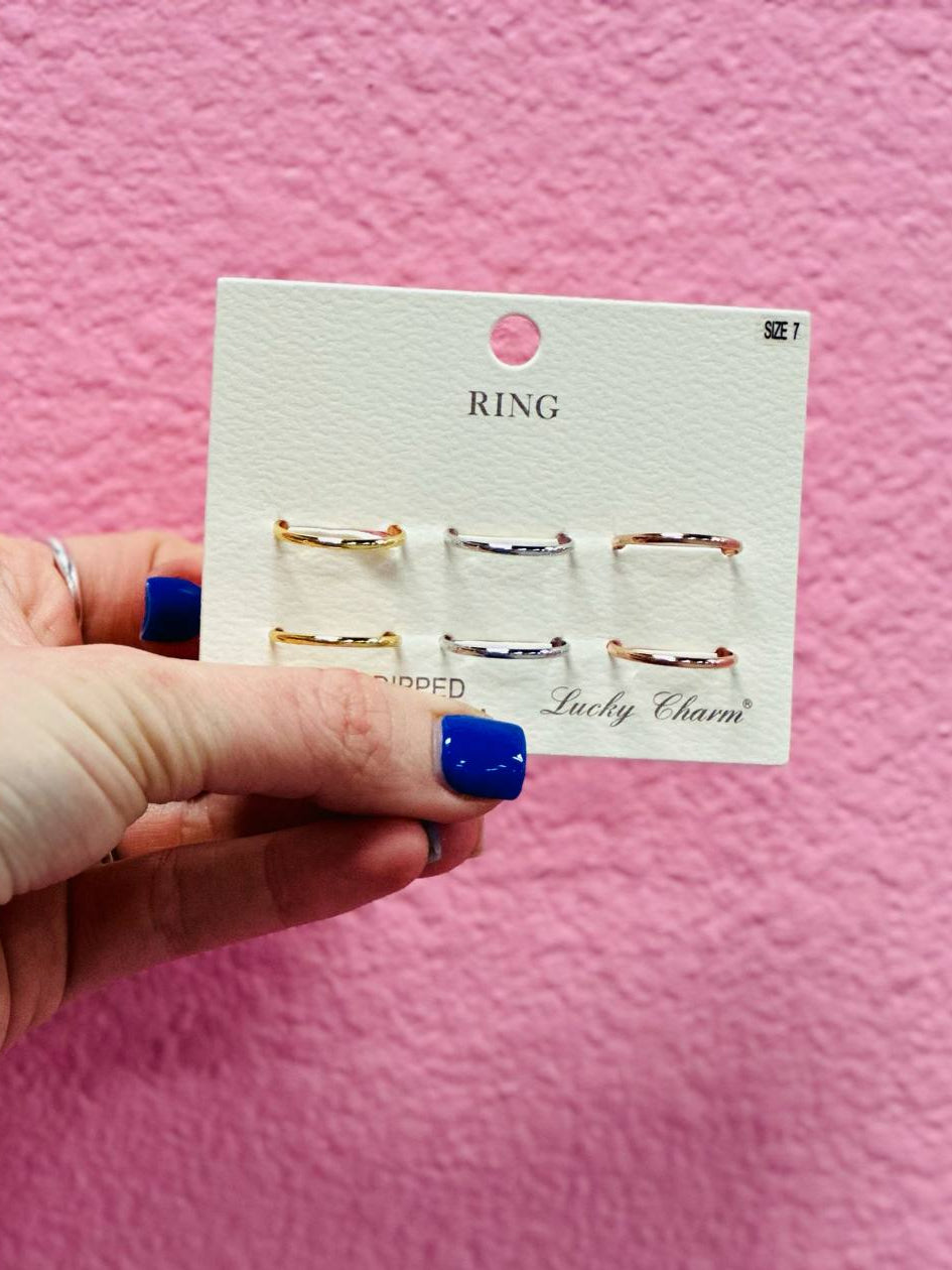 The Lucky Charm Ring Set