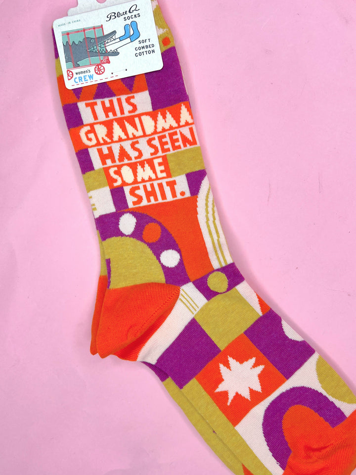 Grandma's Seen Shit Crew Socks