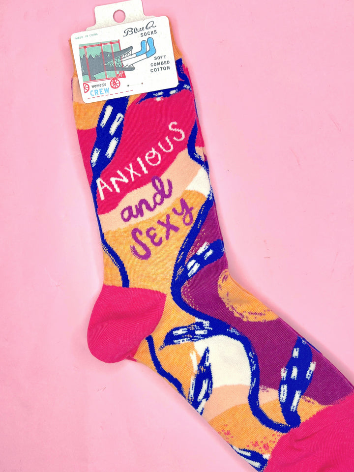Anxious And Sexy Crew Socks