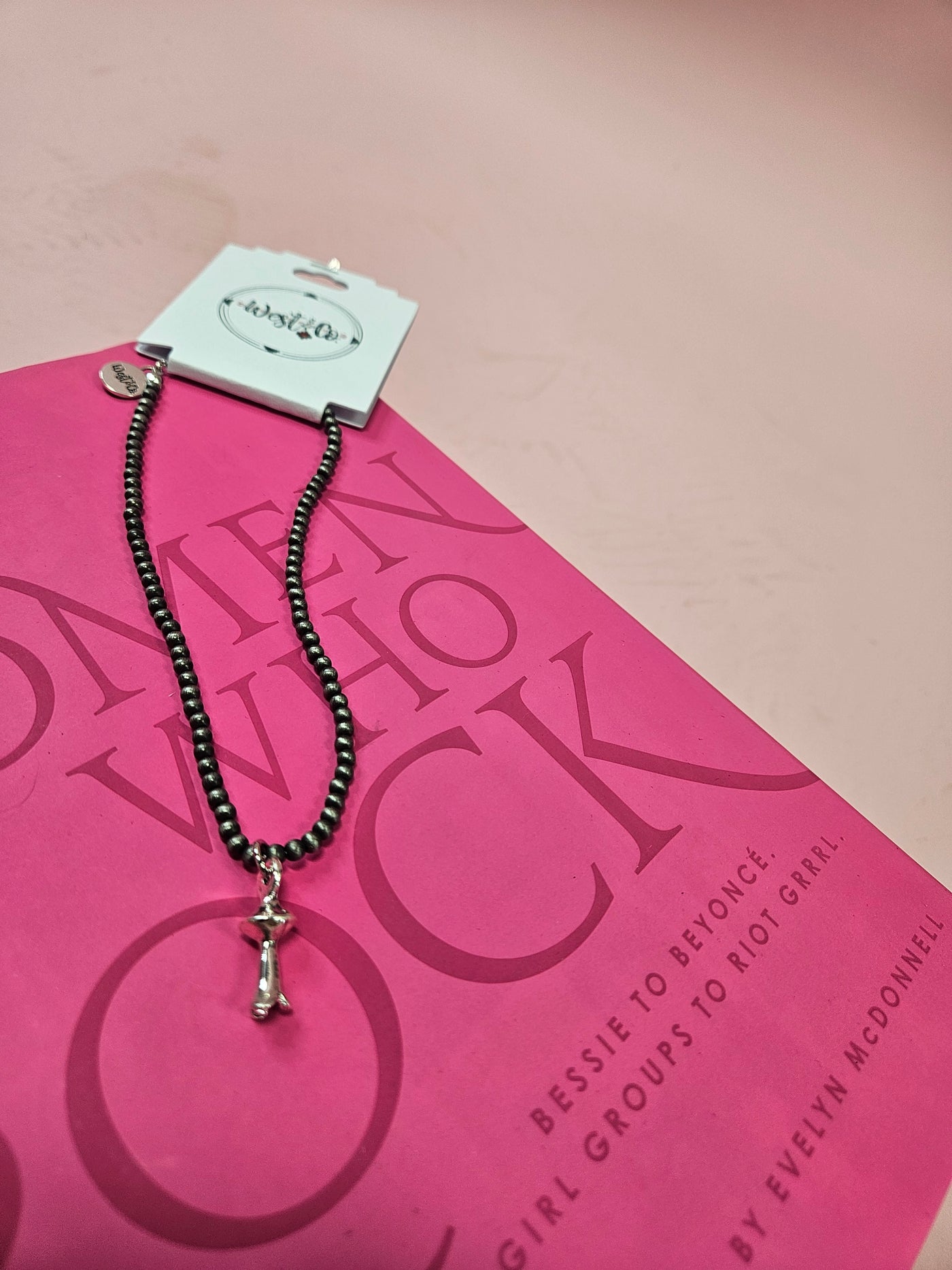 Western Pearl Charm Necklace