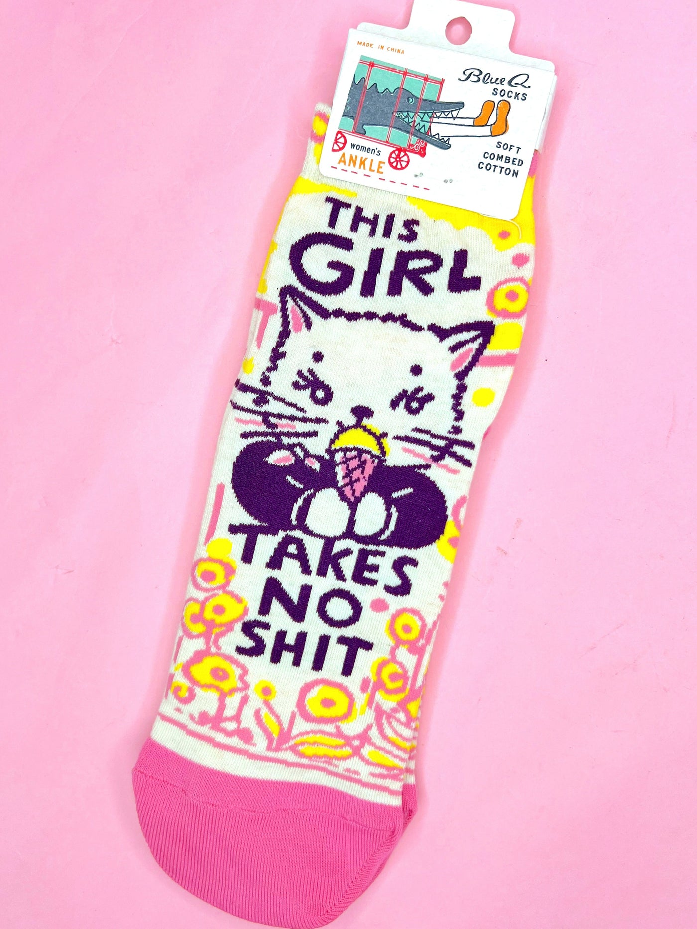 Girl Takes No Shit Socks