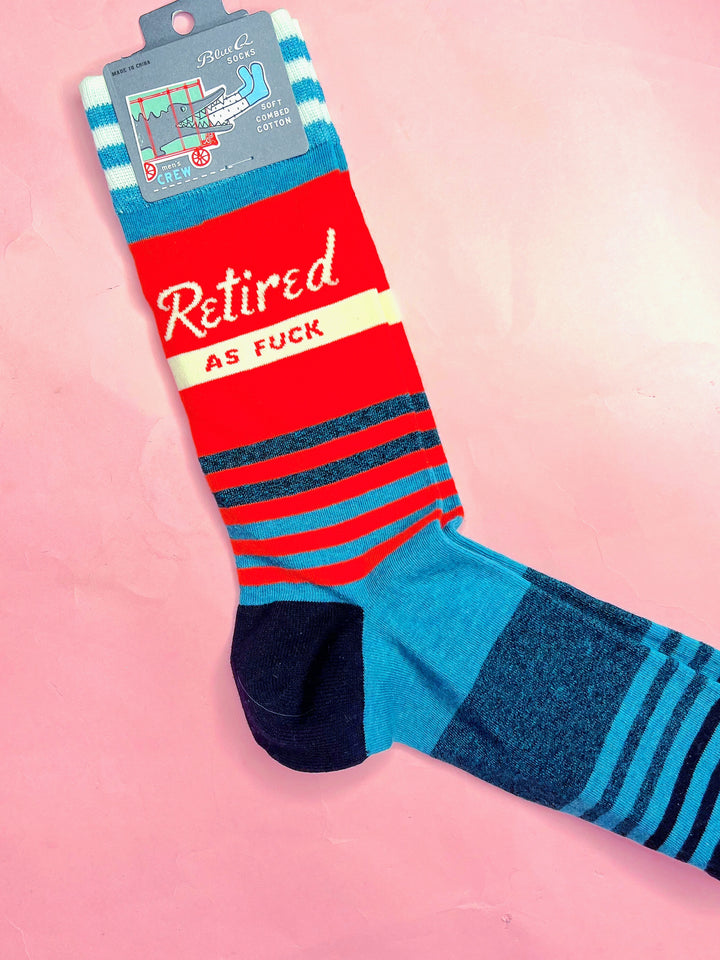 Retired As Fuck Men's Socks