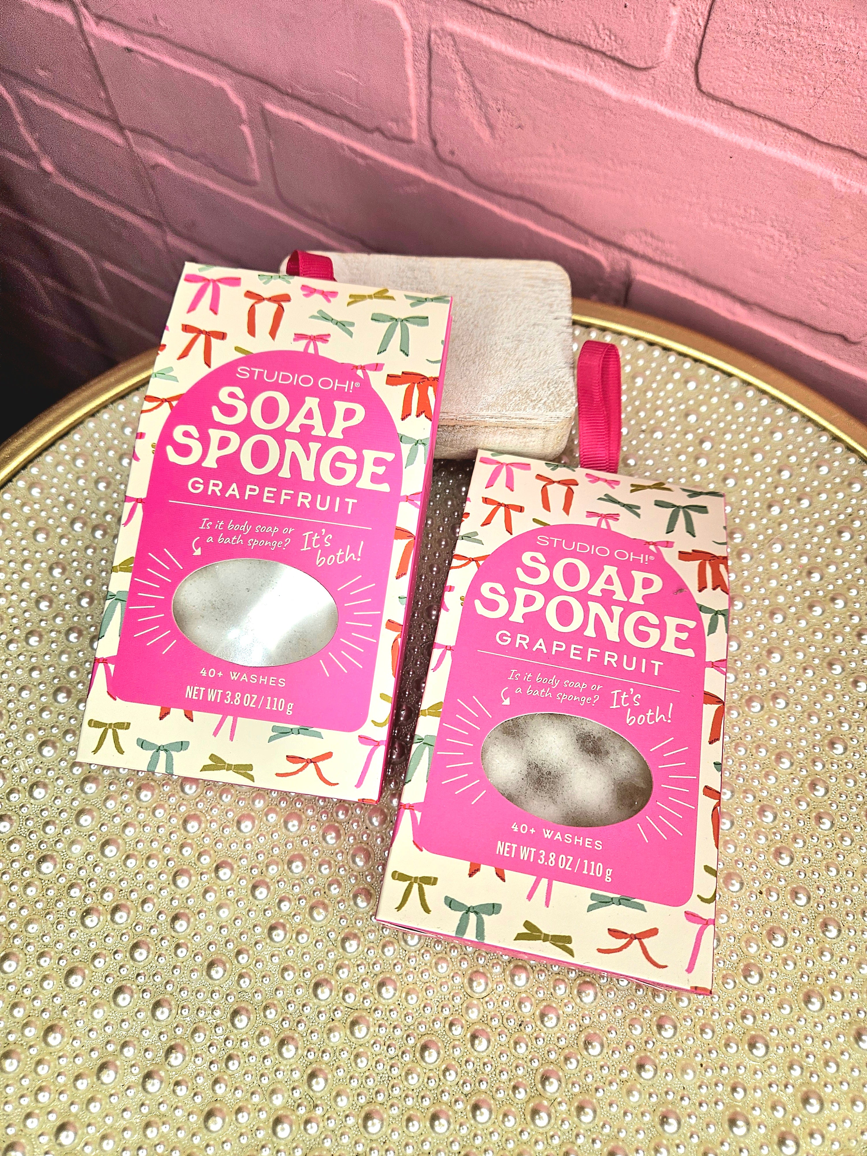 Bow Sponge Put a Bow on It Soap Sponge – Shop The Pug