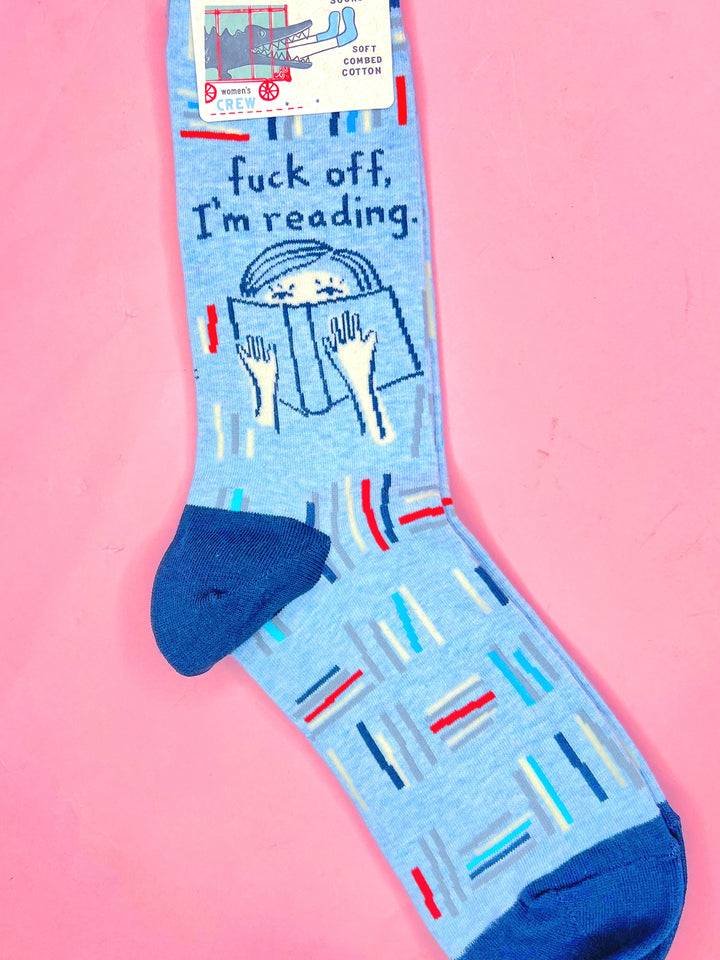 Fuck Off I'm Reading Socks