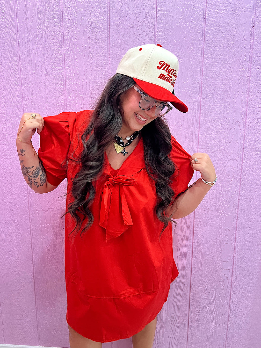 The Crimson Moments Dress