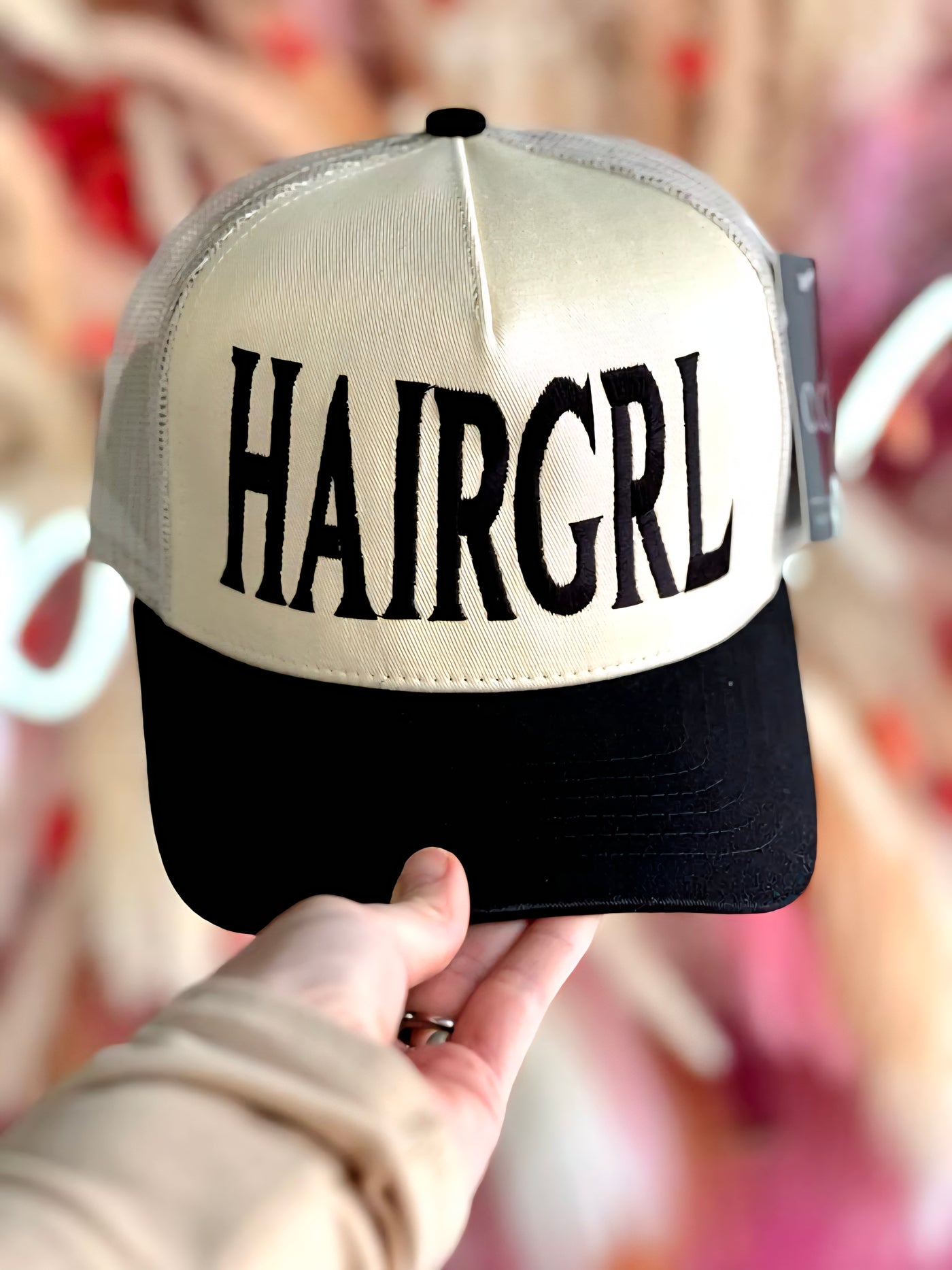Hairgrl Embroidered Trucker Hat