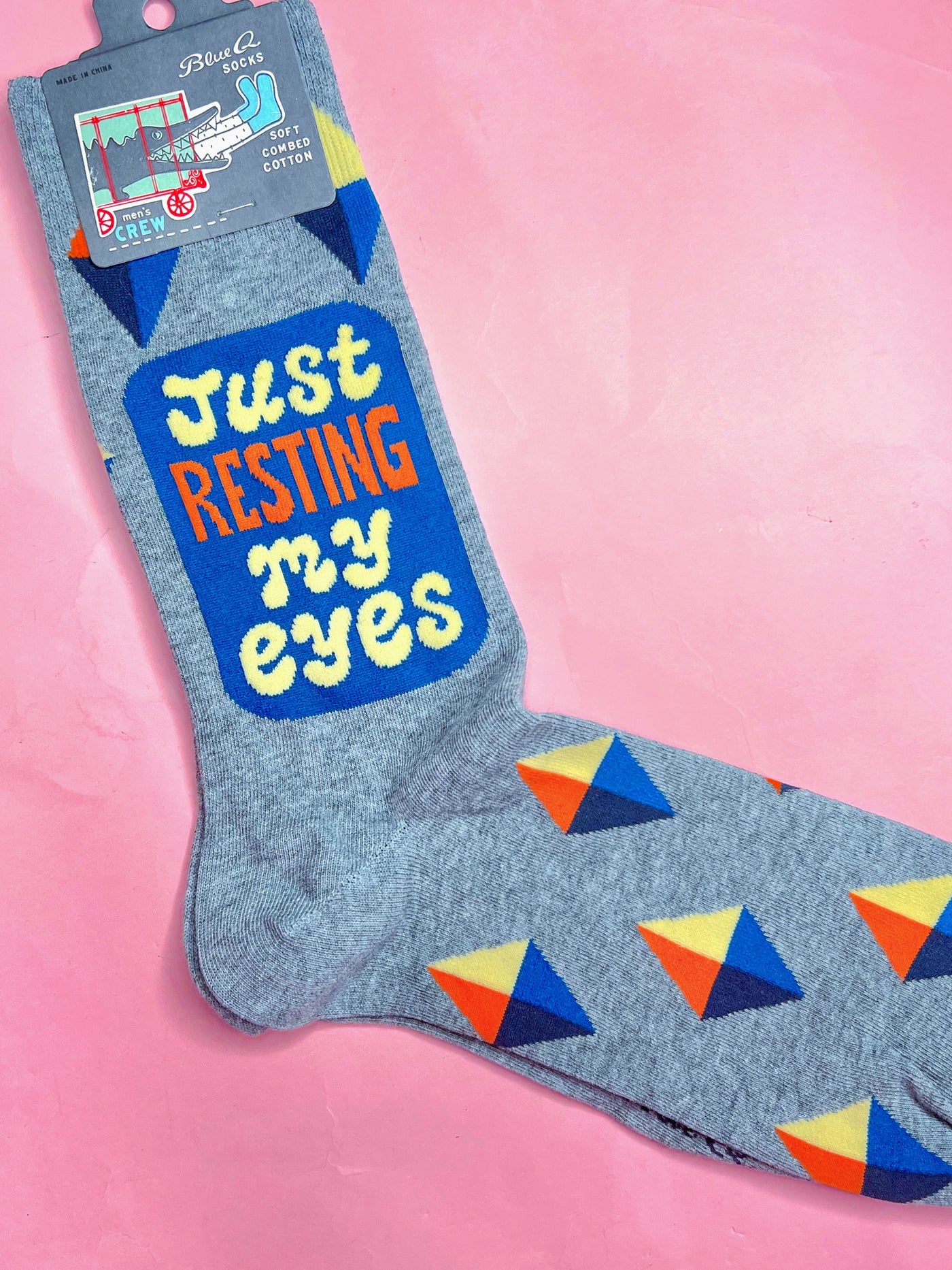 Just Resting My Eyes Mens Socks