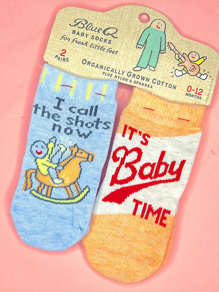 I Call The Shots Baby Socks