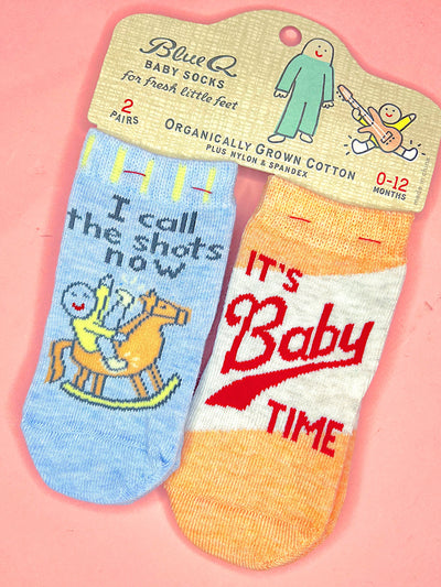 I Call The Shots Baby Socks