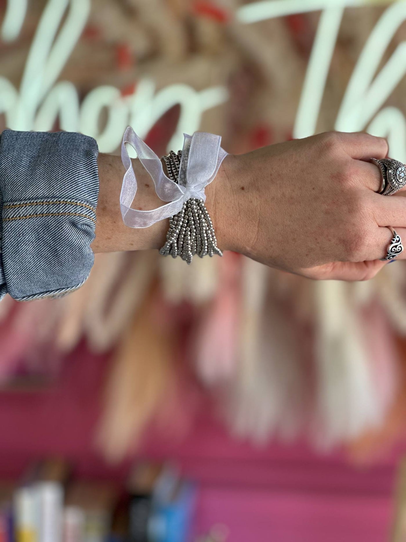 The Silver Belle Bracelet Stack