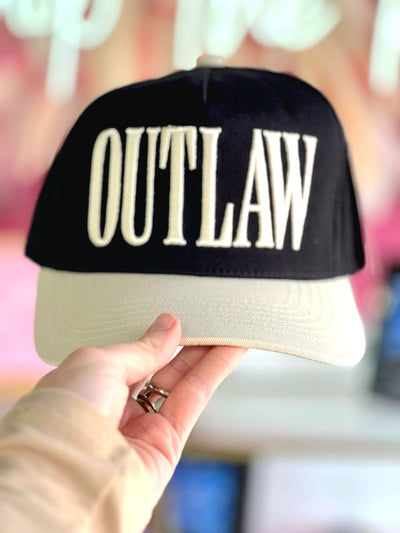 Outlaw Embroidered Trucker Hat