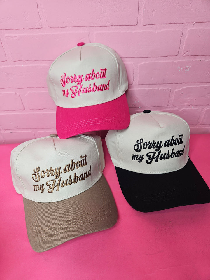 Sorry About My Husband Trucker Hat