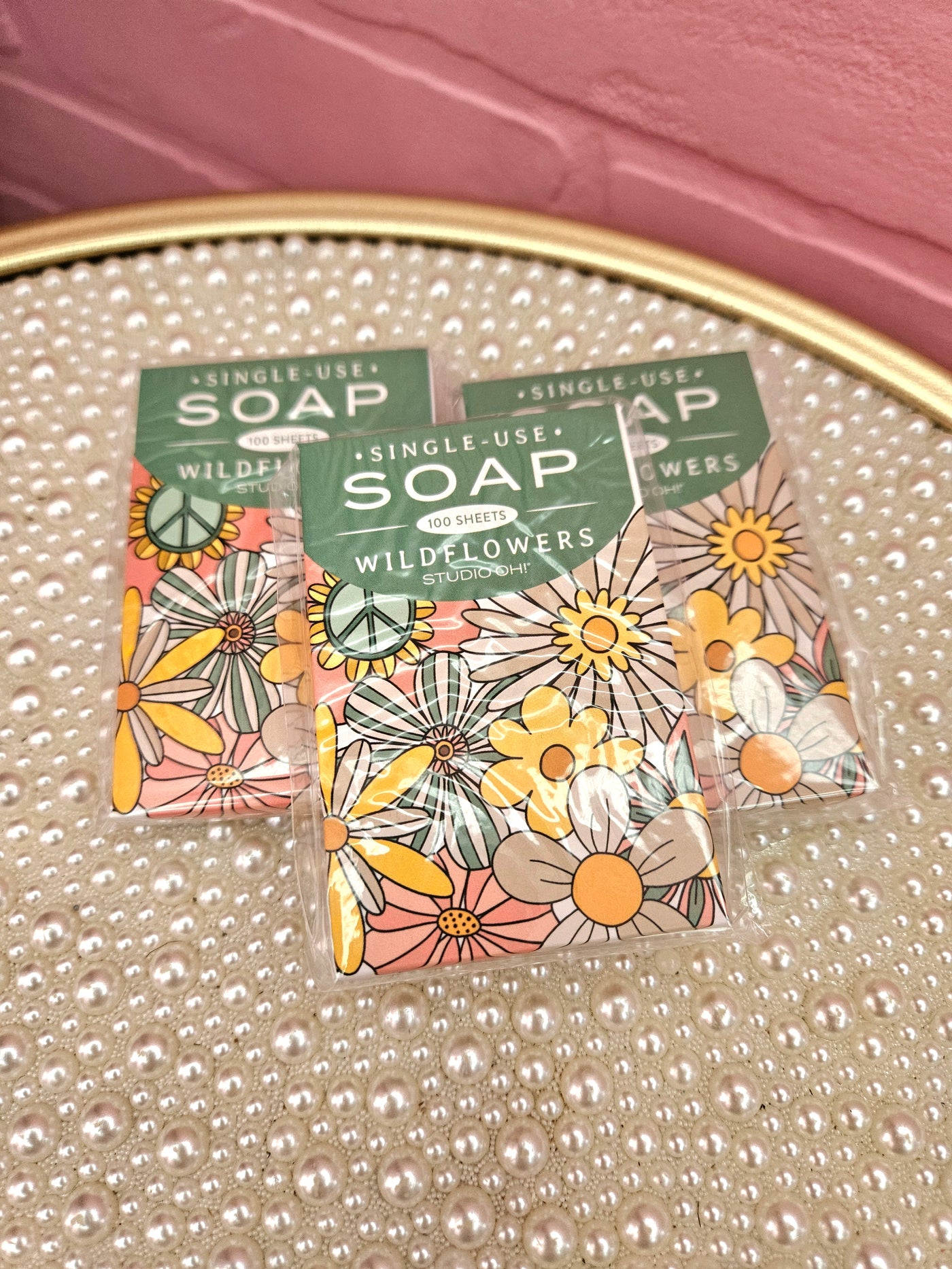 Clusters of Joy Single-Use Soap Sheets
