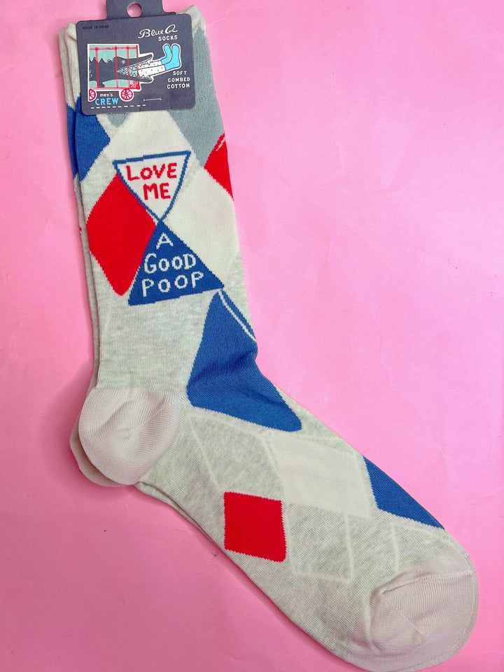 Love Me A Good Poop Men's Socks