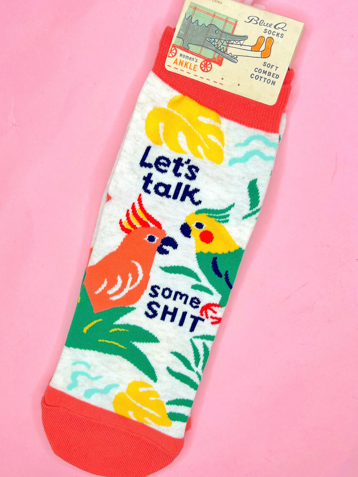 Talk Some Shit Ankle Socks
