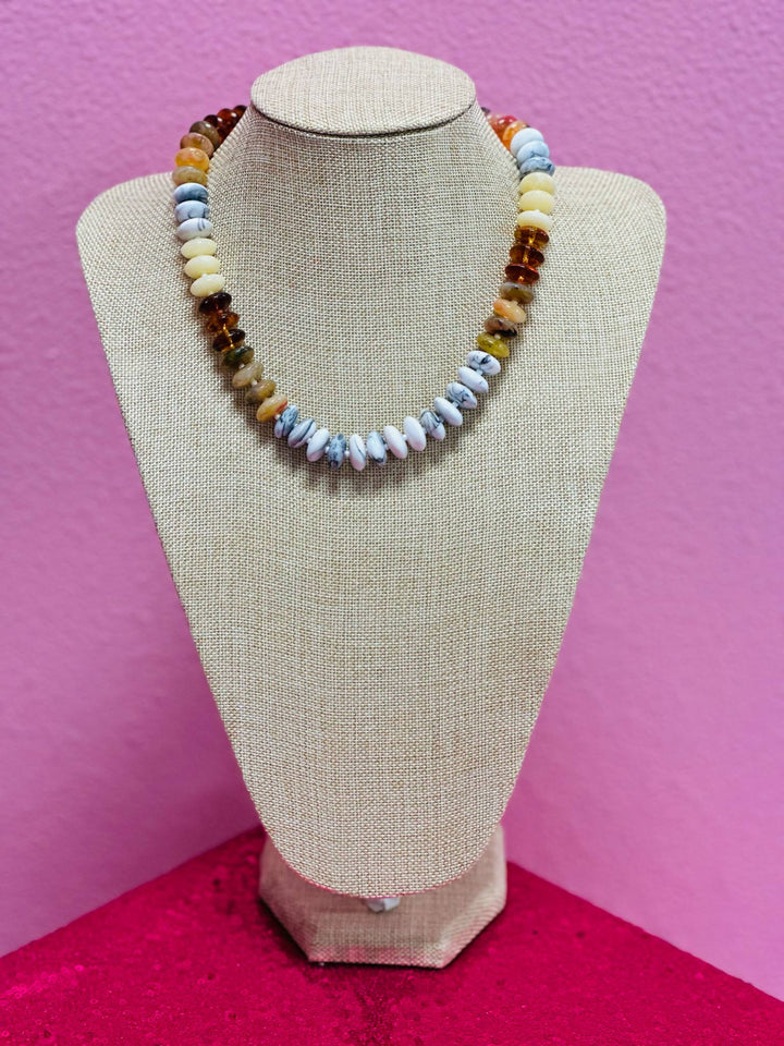 Ocean View Beaded Necklace