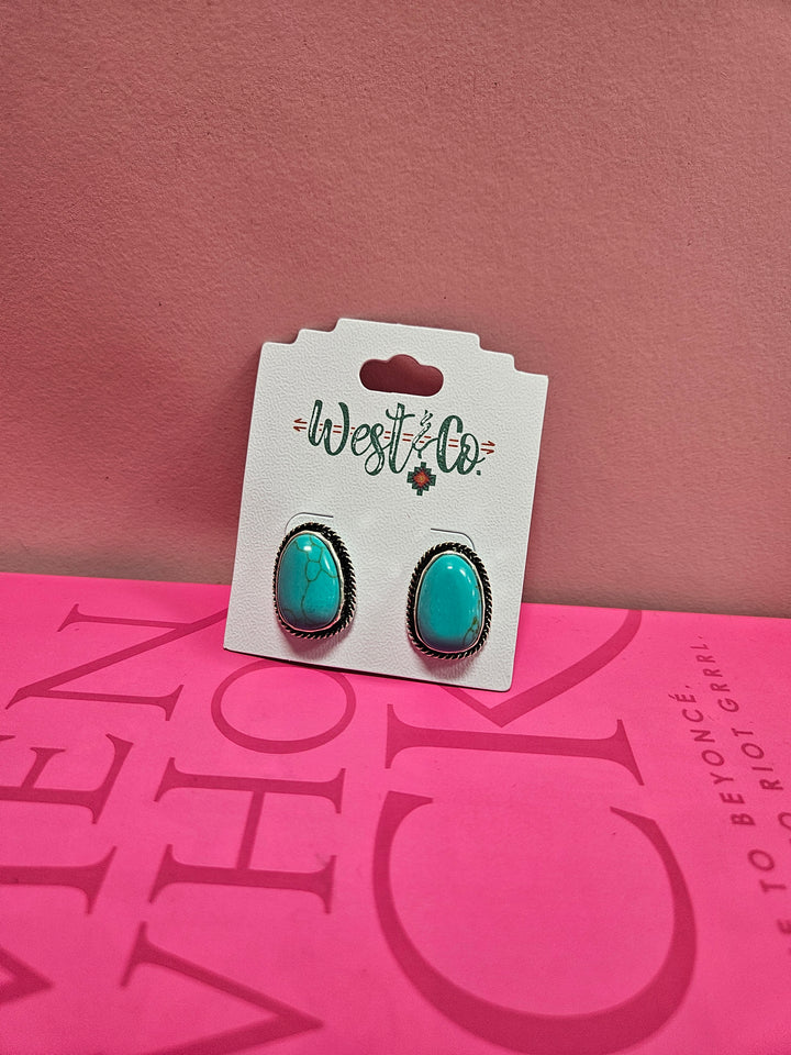 The Cardi Turquoise Earrings