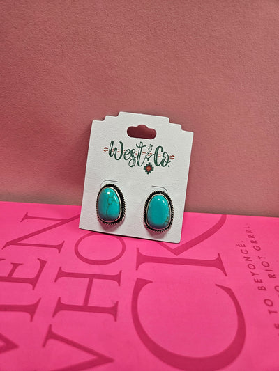 The Cardi Turquoise Earrings