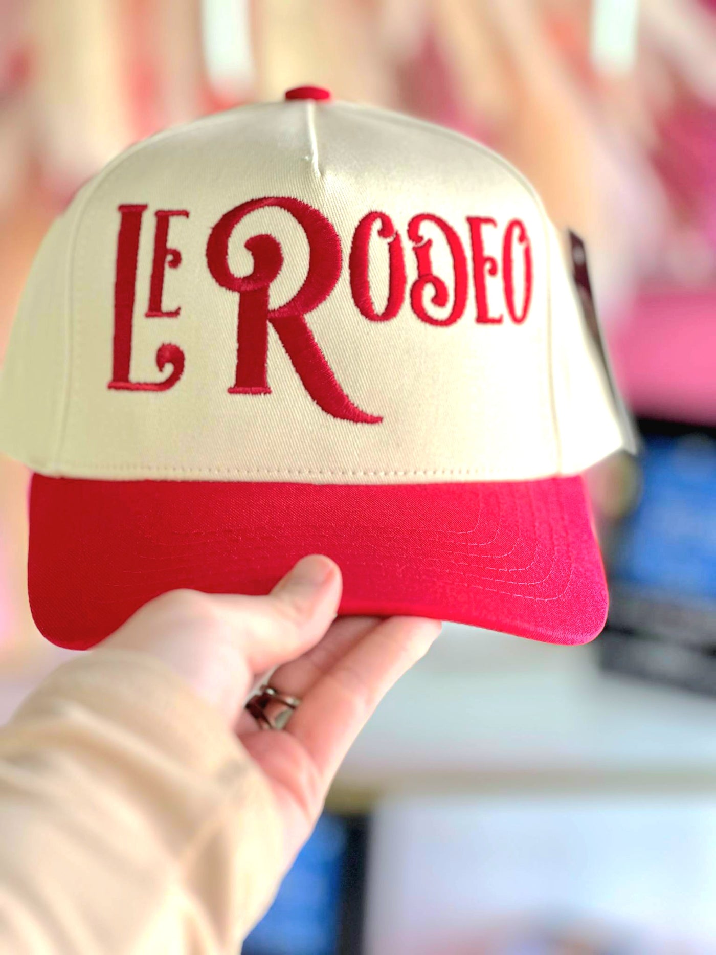 Le Rodeo Embroidered Trucker Hat
