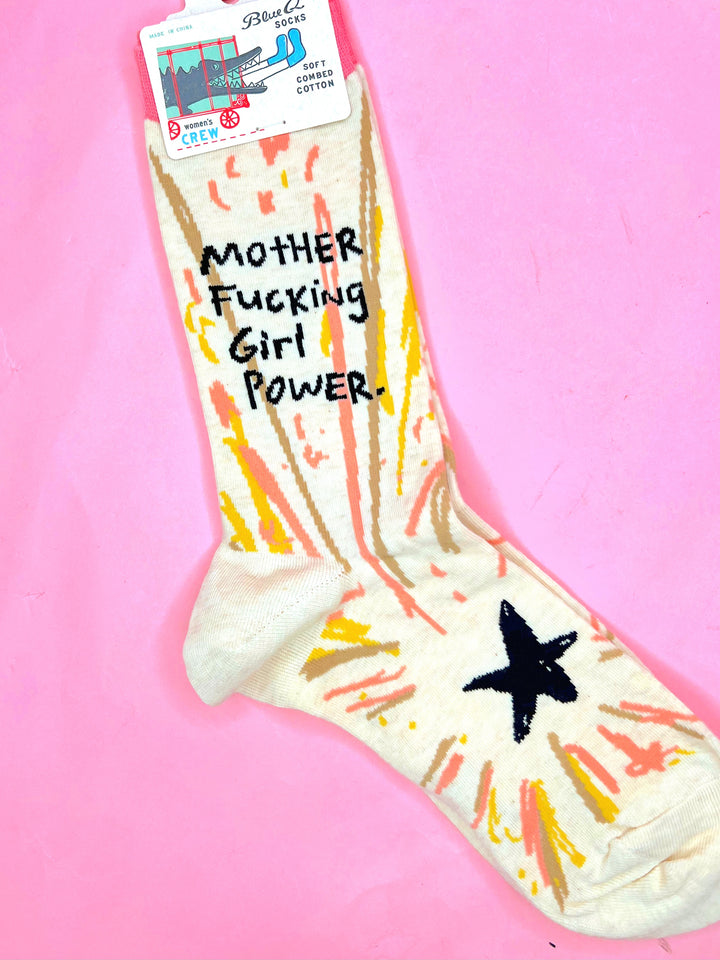 Mother Fucking Girl Power Crew Socks
