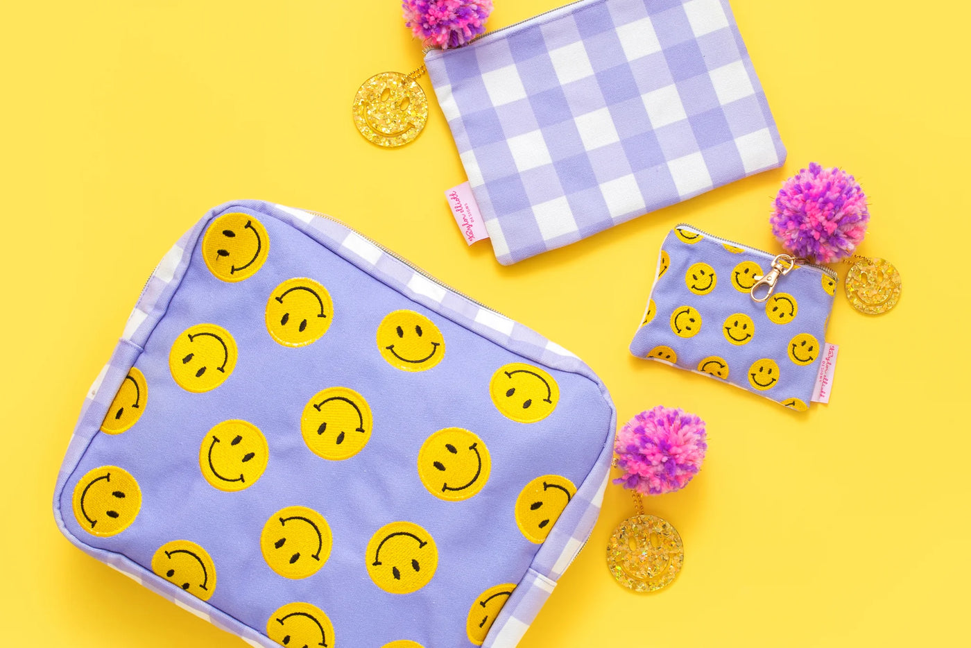 Happy Preppy Pouch