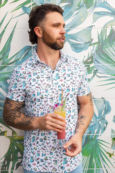 Spring Break Men's Polo