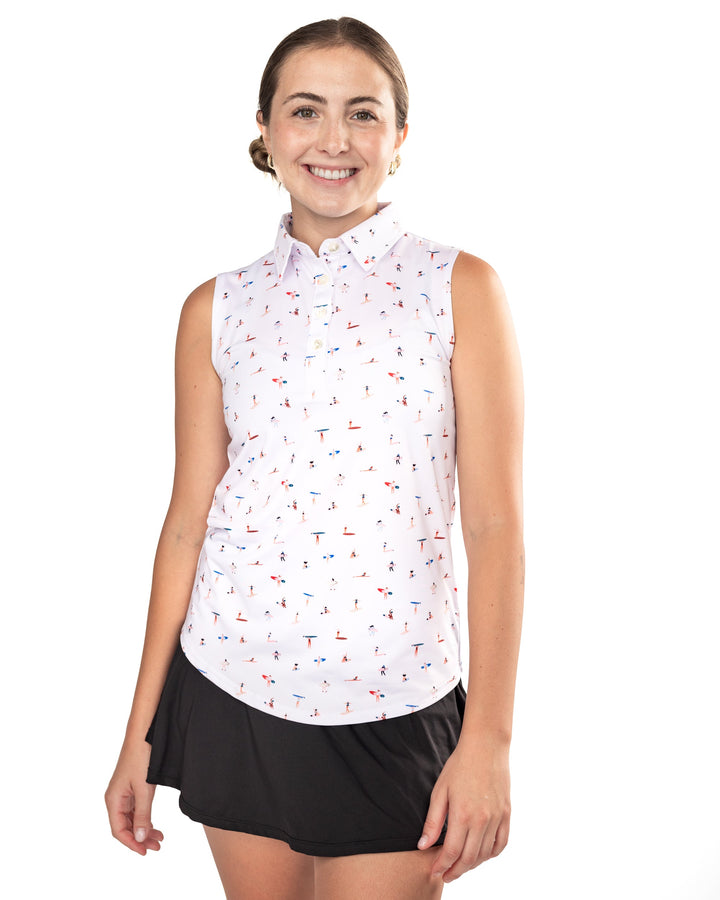 Cowabunga Women's Polo Tank