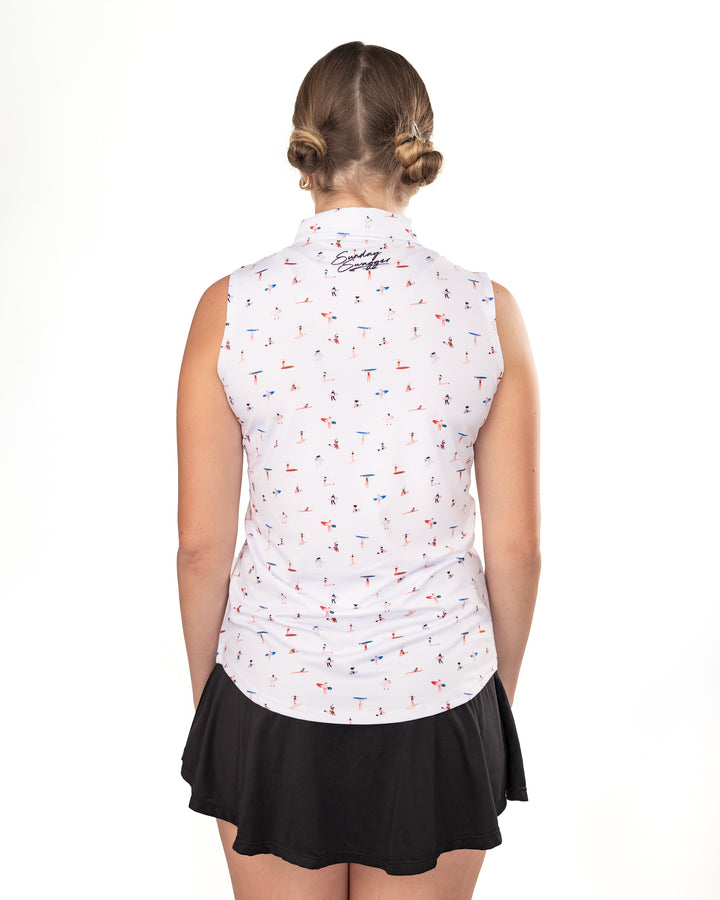 Cowabunga Women's Polo Tank